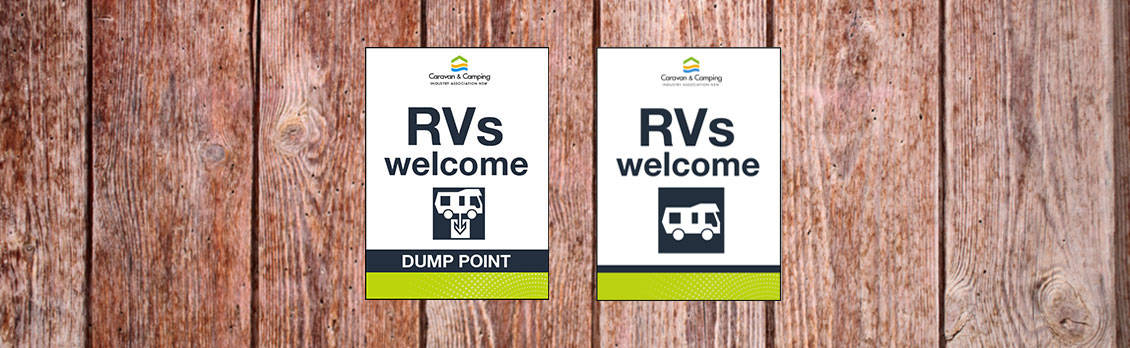 RVs Welcome Sign